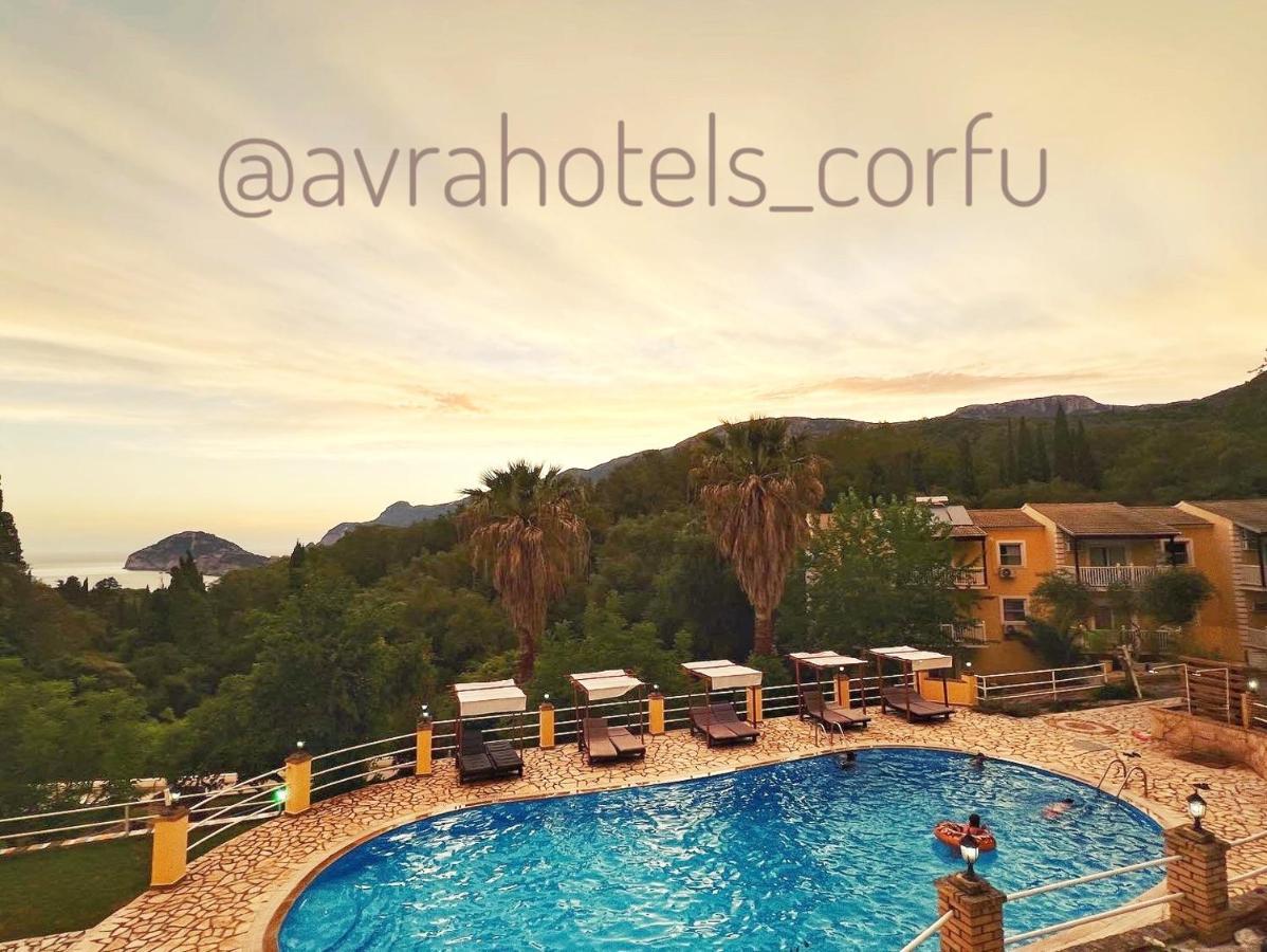 Avra Sunset Sea View Liapades Aparthotel Kültér fotó